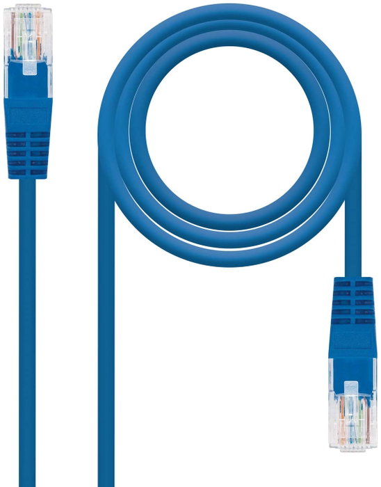Nanocable Cable de Red Cat.6e UTP AWG24 0,5 m Azul Nanocable Cable de Red Cat.6e UTP AWG24 0,5 m Azul